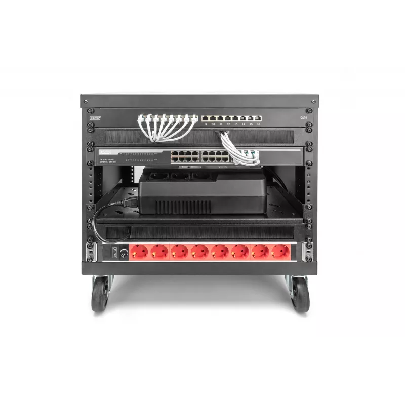 Digitus - Armario rack de red - Negro, RAL 9005 - 21U - 48,3 cm (19