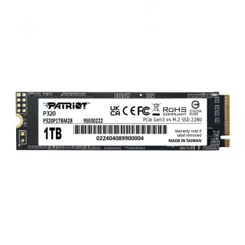 Unidad SSD Patriot Viper P320 M.2 PCIe Gen3x4 512GB 3000MB/s