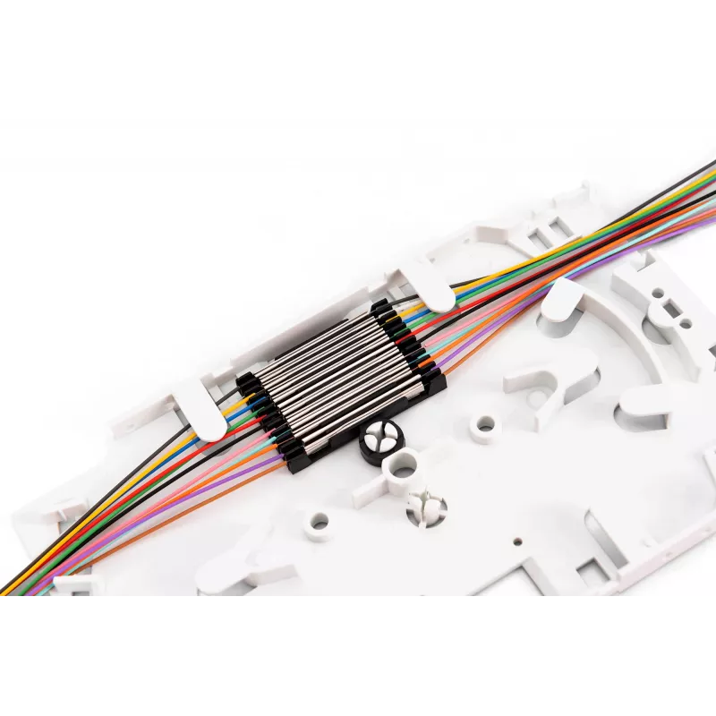Protector de empalme por crimpado de fibra óptica Digitus pack de 150 homologación de telecomunicaciones TS0338/96 plateado