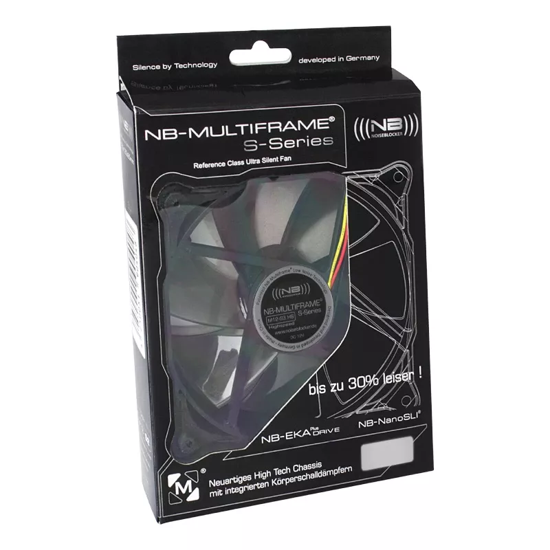 Noiseblocker Multiframe S-Series M12-3 ventilador de caja, 120 mm