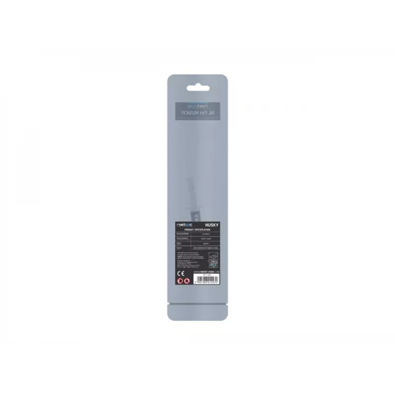 Pasta térmica NATEC Husky NPT-1324, conductividad térmica 4,63 W/m·K, volumen 2 ml, densidad 2,5 g/cm³