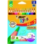 BIC Evolution Triangle 8871462 lápices de colores, 12 colores