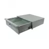ALL-S0002060, unidad de cajones, gris, metal, 3U, 19 pulgadas, 440 mm