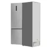 Gorenje NRB620E61X4WFE frigorífico combi, de libre instalación, NoFrost, 413 l (283 l frigorífico + 130 l congelador inferior), pantalla electrónica, iluminación LED, clase energética E, acero inoxidable