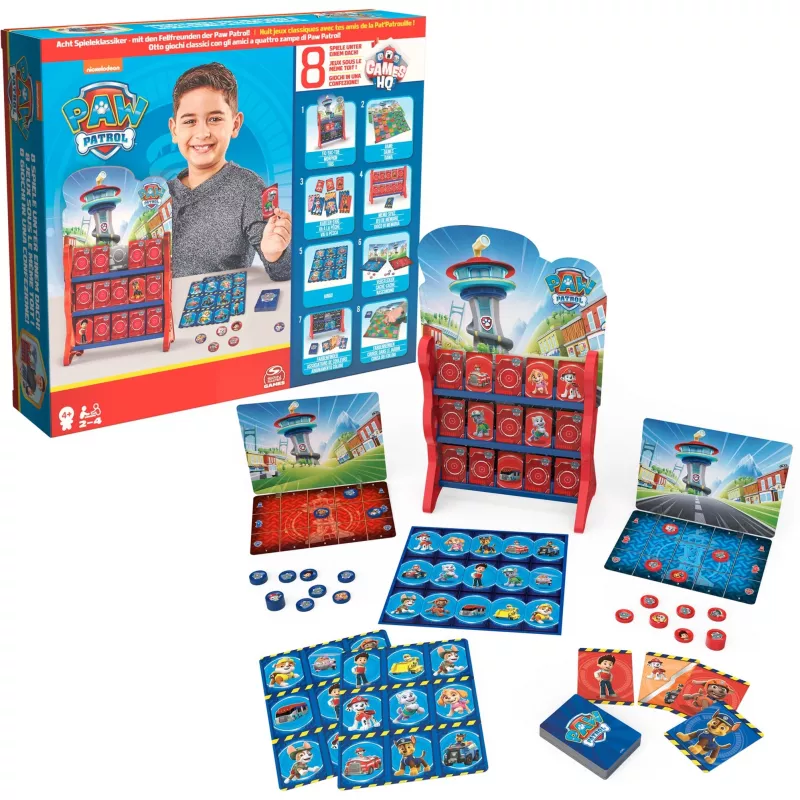 Paw Patrol: Games HQ - Colección de juegos, juego familiar