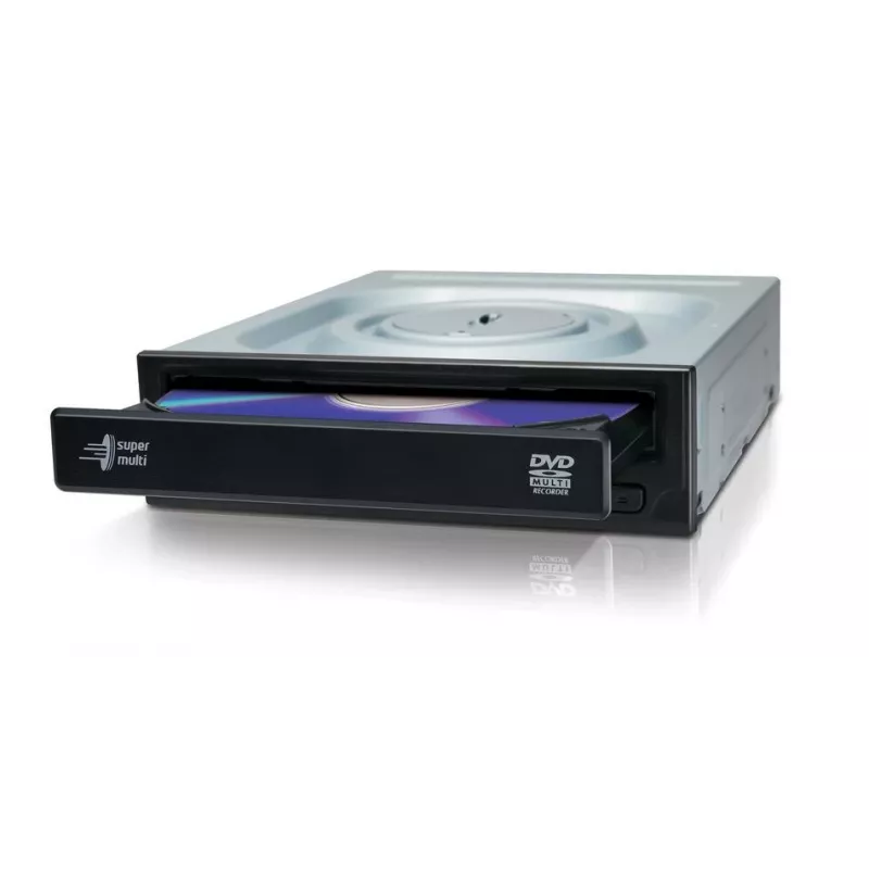 Hitachi-LG GH24NSD6 grabadora DVD±RW interna (DVD±R DL), SATA, grabación DVD 24x, 5,25 pulgadas, negra