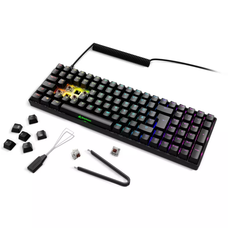 Teclado gaming Sharkoon SGK50 S2 Mechanical QWERTZ Wireless