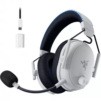 Auriculares Razer BlackShark V3 Pro con cable inalámbrico Bluetooth Blanco