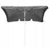 Sombrilla de jardín plegable Extralink Black Forest 2 m, gris