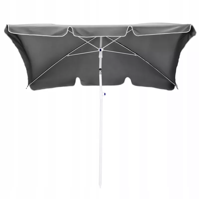 Sombrilla de jardín plegable Extralink Black Forest 2 m, gris