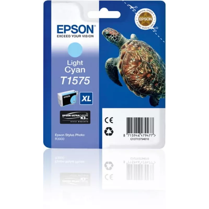 Cartucho Epson T1575 cian claro
