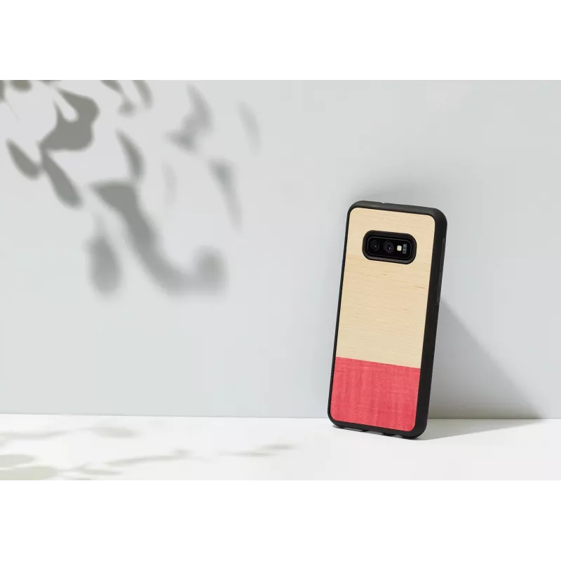 Funda para smartphone man and wood para Galaxy S10e — miss match negra, carcasa rígida protectora