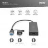 Hub USB, Digitus, DA-70235, 4 puertos, USB 3.2 Gen 1, Type-A y Type-C, 12000 Mbit/s