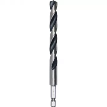 Juego de brocas para metal HSS PointTeQ 5 piezas 10 mm vástago hexagonal longitud 133 mm