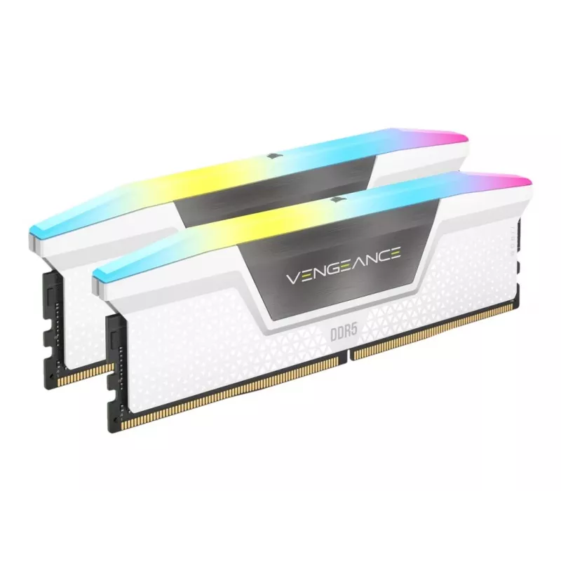 Corsair VENGEANCE RGB DDR5 5600MT/s 64GB (2x32GB) blanco - 64 GB - DIMM