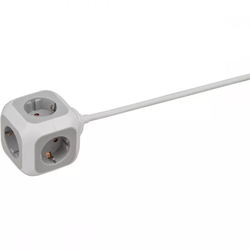 Brennenstuhl 1150090 cable alargador 1,4 m 4 salidas de corriente para interior blanco (1150090)