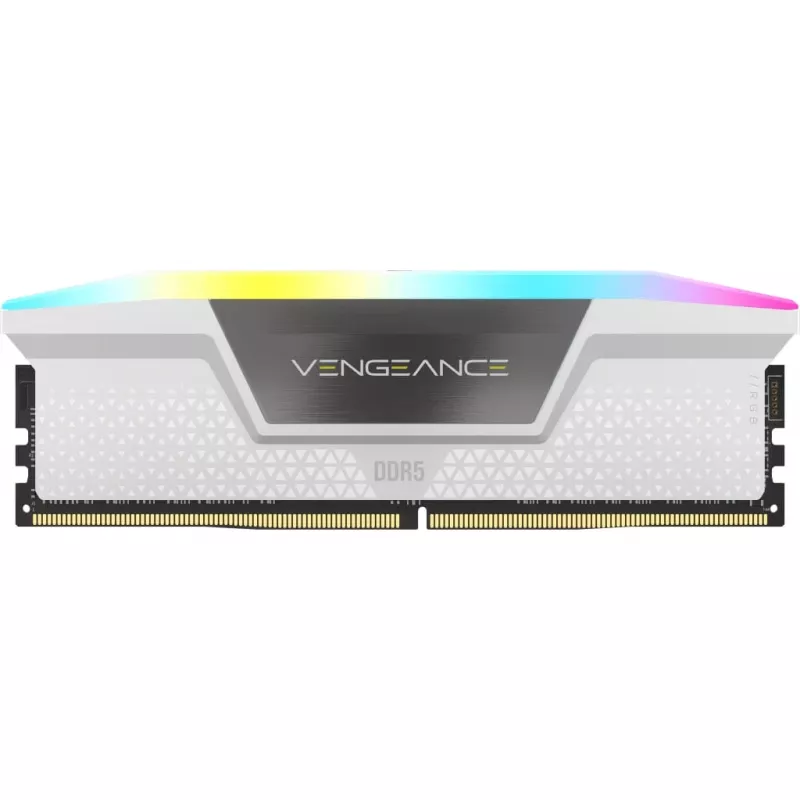 DIMM 64 GB DDR5-6000 2x 32 GB dual kit blanco CMH64GX5M2B6000C30W Vengeance RGB INTEL XMP