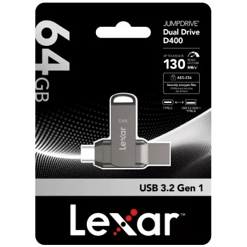 Memoria USB Lexar 64 GB USB Type-C LJDD400064G-BNQNG
