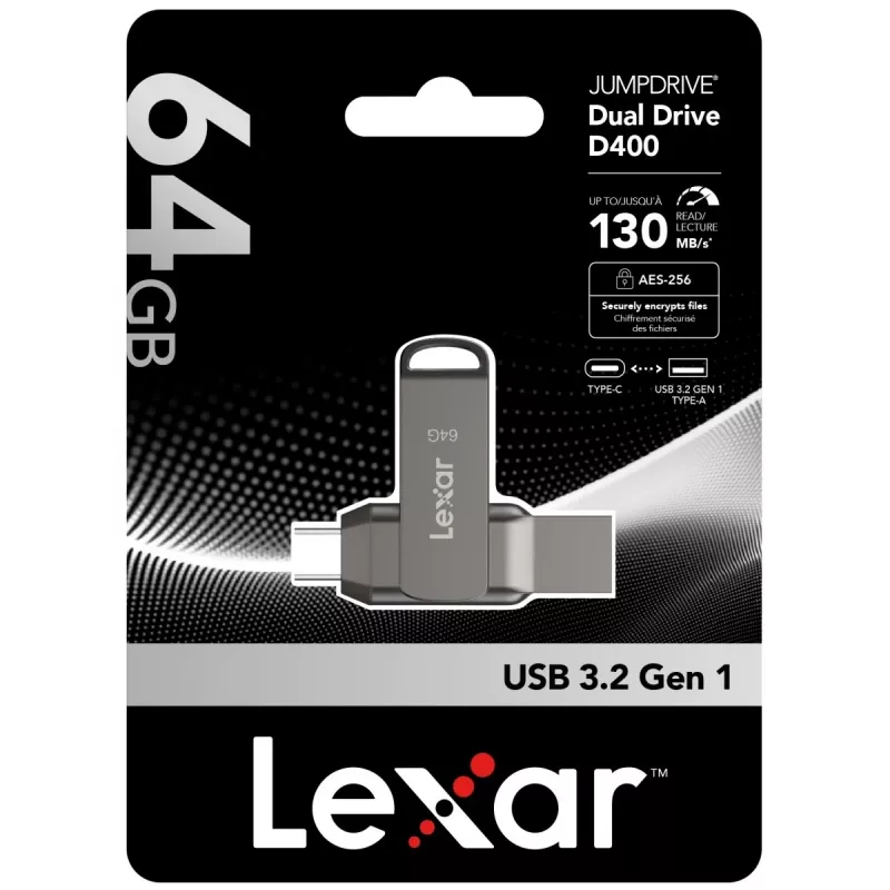 Memoria USB Lexar 64 GB USB Type-C LJDD400064G-BNQNG