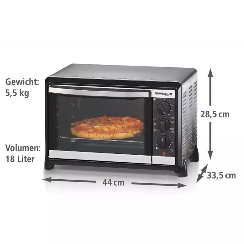 Mini horno Rommelsbacher BG 1055/E