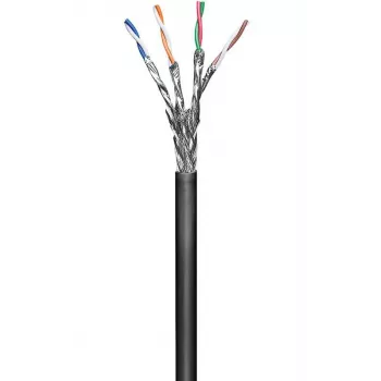 Cable de red Microconnect KAB024-100 Negro 100 m Cat6 S/FTP (S-STP)