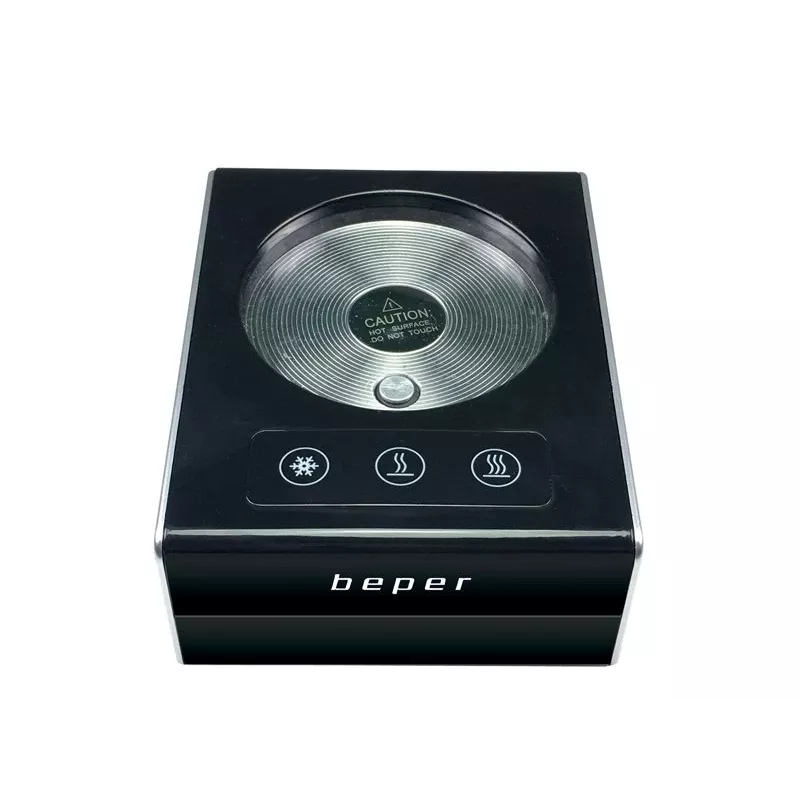 Parrilla eléctrica Beper BB.200 — superficie antiadherente, diseño compacto