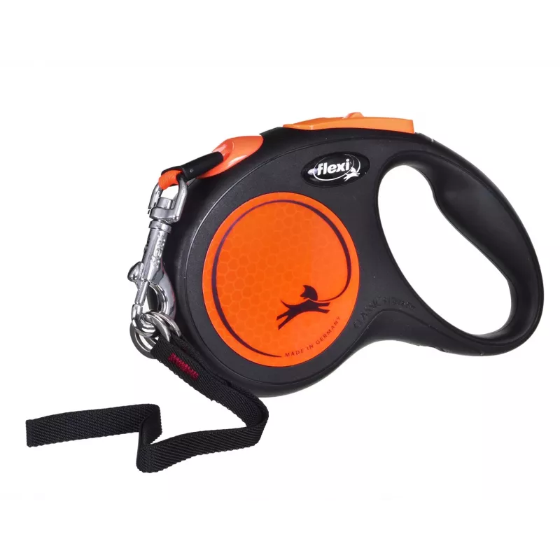 FLEXI Neon S - correa retráctil - 5 m