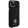 GUESS | GUHCP15M4DGPK | Funda trasera | Apple | iPhone 15 Plus/14 Plus | TPU, silicona, microfibra | Negro