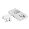 Akyga AK-CH-32 cargador USB-C GaN plano 65 W, 2 x USB-C PD, blanco