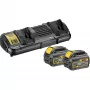 Set de batería y cargador DeWALT DCB132T2-QW litio-ion 4 Ah