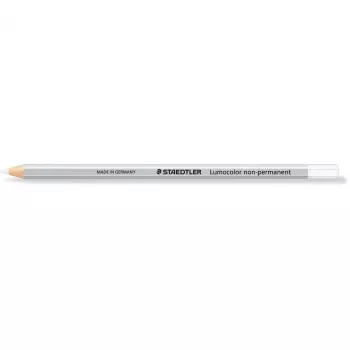 Rotulador Staedtler Lumocolor 108 punta cónica blanco