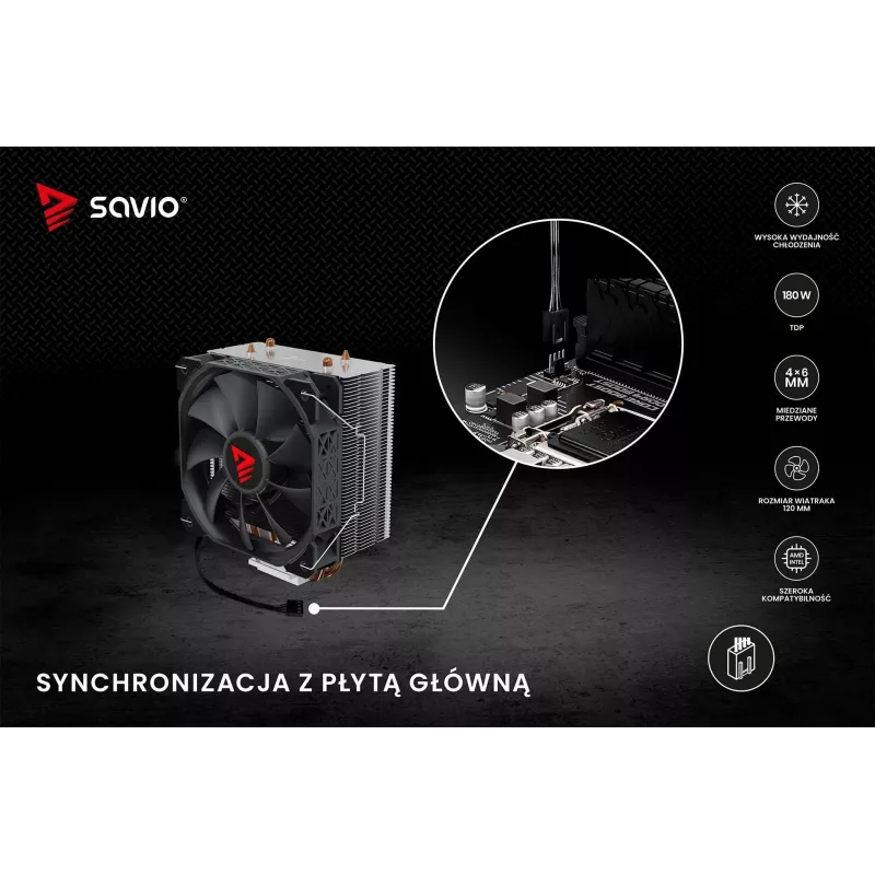 SAVIO VORTEX X2 Disipador de CPU