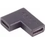 Adaptador USB-C 3.1 en ángulo recto ShiverPeaks 13-40005, conector de 90° para dispositivos USB-C