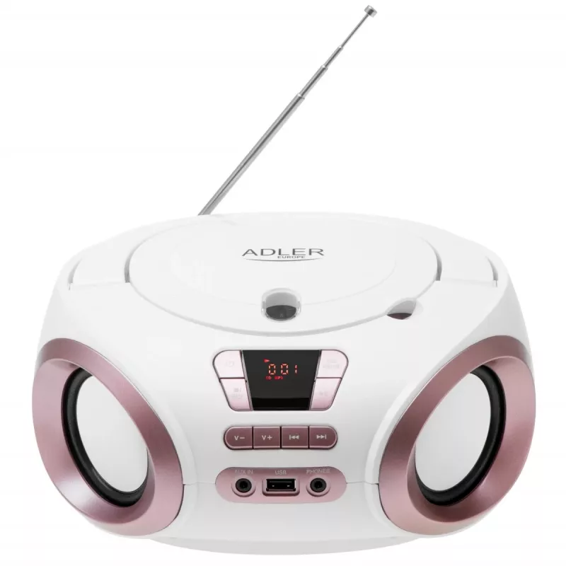 ADLER AD 1181wc - Reproductor de CD/MP3 (Boombox)