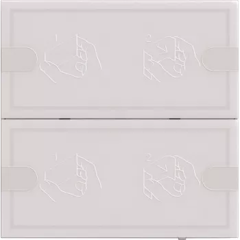 Gira KNX Touch Sensor 4 comfort 2f TS4 blanco 5002003 (5002003)