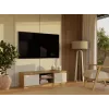 Mueble de TV MALWA 120, roble Artisan/cashmere