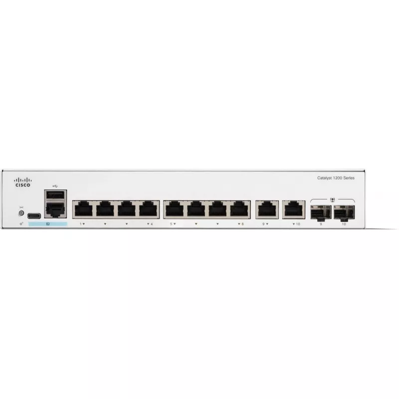 Switch gestionado Cisco Catalyst 1200-8T-E-2G 8 puertos GE 20 Gbit/s