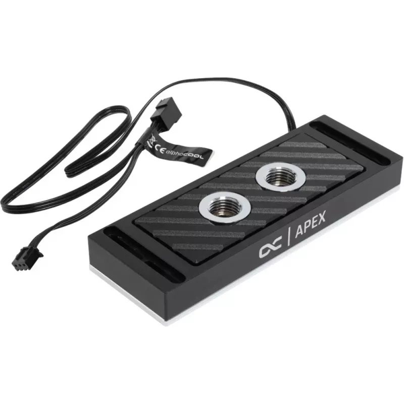Alphacool 14000 Apex RAM X4 refrigerador líquido para RAM, RGB direccionable, negro