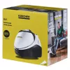 SV 7, limpiador de vapor de cilindro, 0,5 l, negro, gris, blanco, botones, fijo, 50 cm