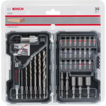 Juego de puntas de destornillador Bosch 2 607 017 327 35 piezas