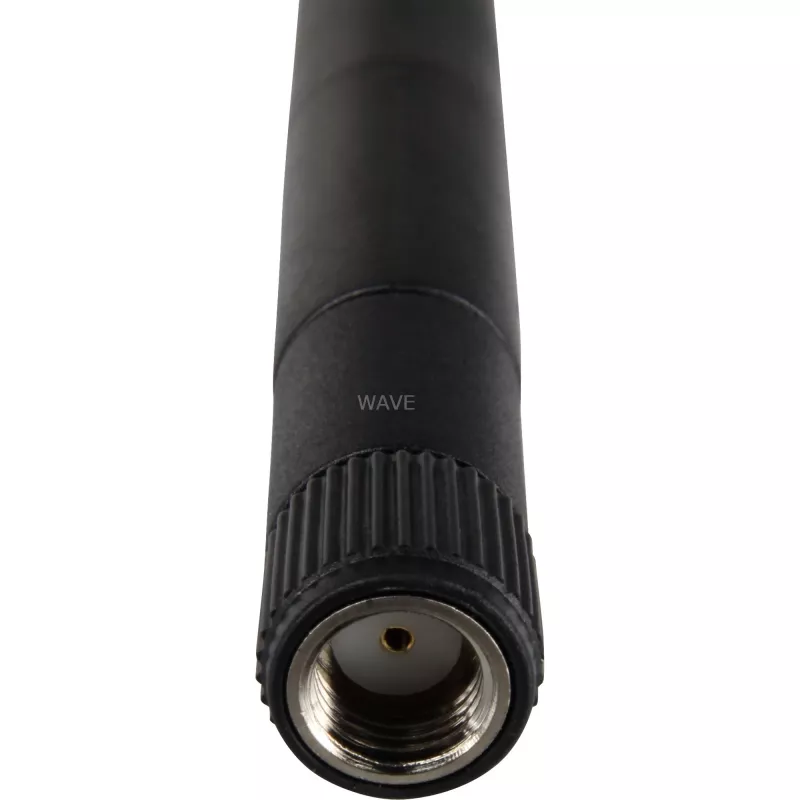 Delock 88339 antena Wi-Fi 802.11 b/g/n, RP-SMA, 2 dBi, omnidireccional, con articulación abatible, negra