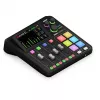Controlador de estudio RØDE Caster Duo Negro — 2 combo XLR/TRS, 2 salidas de línea TRS, 48 kHz, 24 bits, pantalla táctil, Wi‑Fi, Bluetooth