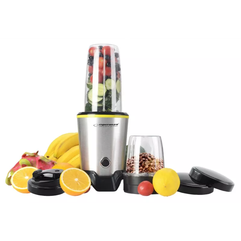 Batidora de vaso Esperanza EKM028 1000 W Negra, Acero inoxidable