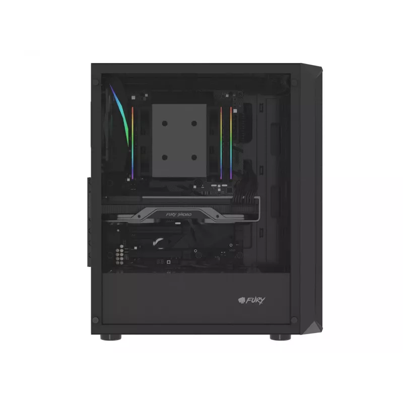 Natec Fury Shobo SH4F - Caja de PC - Torre - Negra