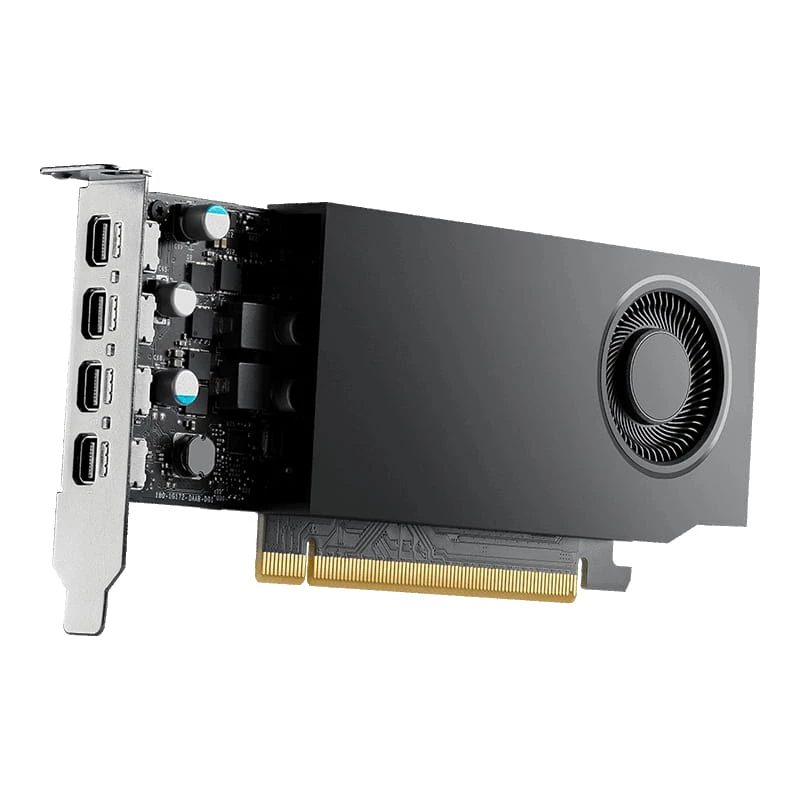 Tarjeta gráfica PNY NVIDIA RTX A400, 4 GB GDDR6, 64 bits, PCIe 4.0 x8, 4x DisplayPort 1.4a, refrigeración activa