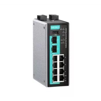 Moxa EDR-810 router con cable Ethernet rápido negro (EDR-810-2GSFP)
