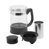 Resto Kitchenware 90512 tetera individual 950 ml negro, transparente