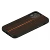 Funda protectora Man and Wood para iPhone 12 mini – ébano negro