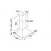 Campana extractora CATA OMEGA 600 X/M montaje en pared clase C