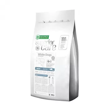 Pienso seco para perros nature’s protection Superior Care White Dogs Grain Free Adult Small 10 kg — pescado, 24 % proteína, 13 % grasa